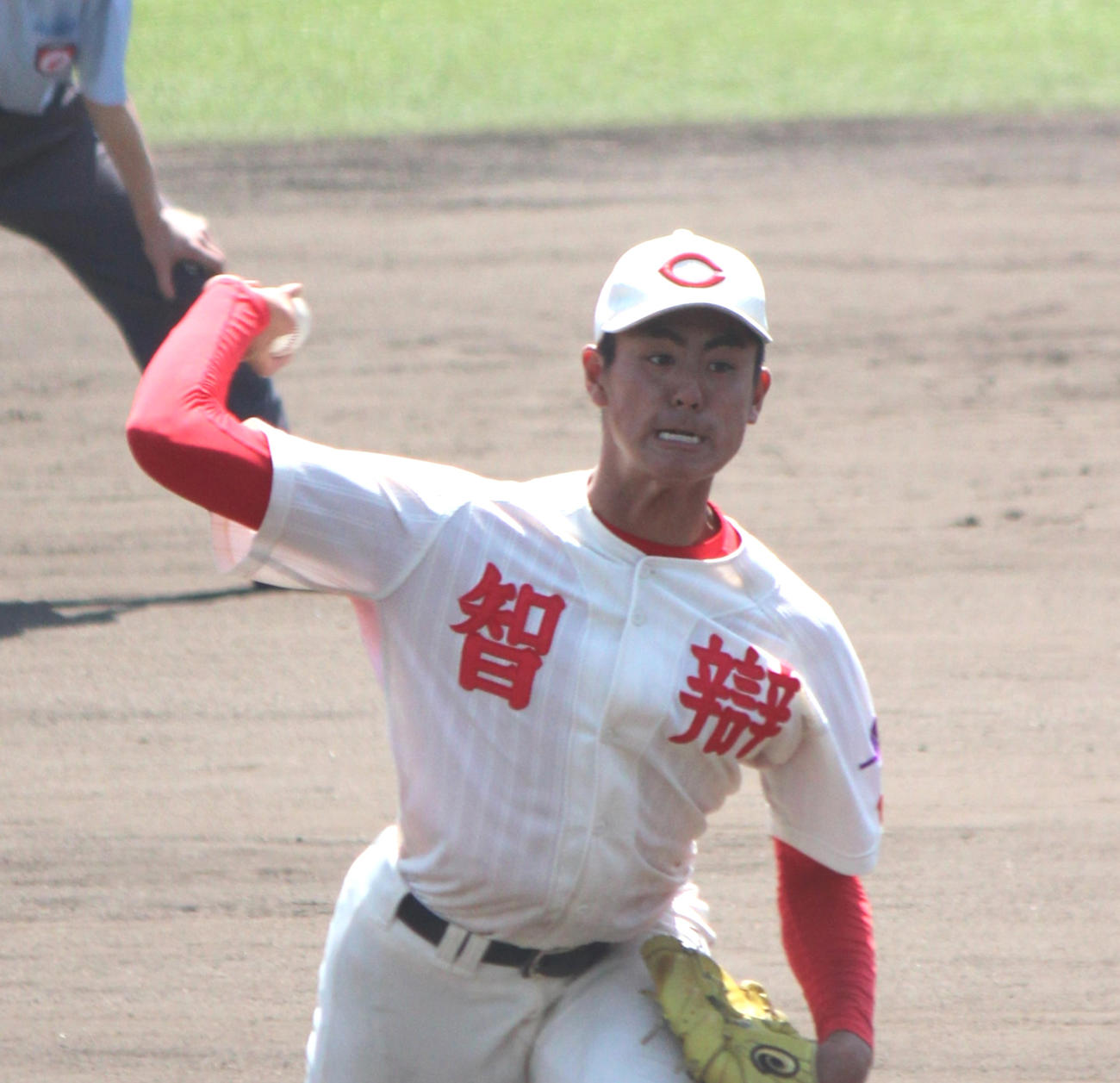 3回無失点と好投した智弁和歌山・武元一輝（撮影・柏原誠）