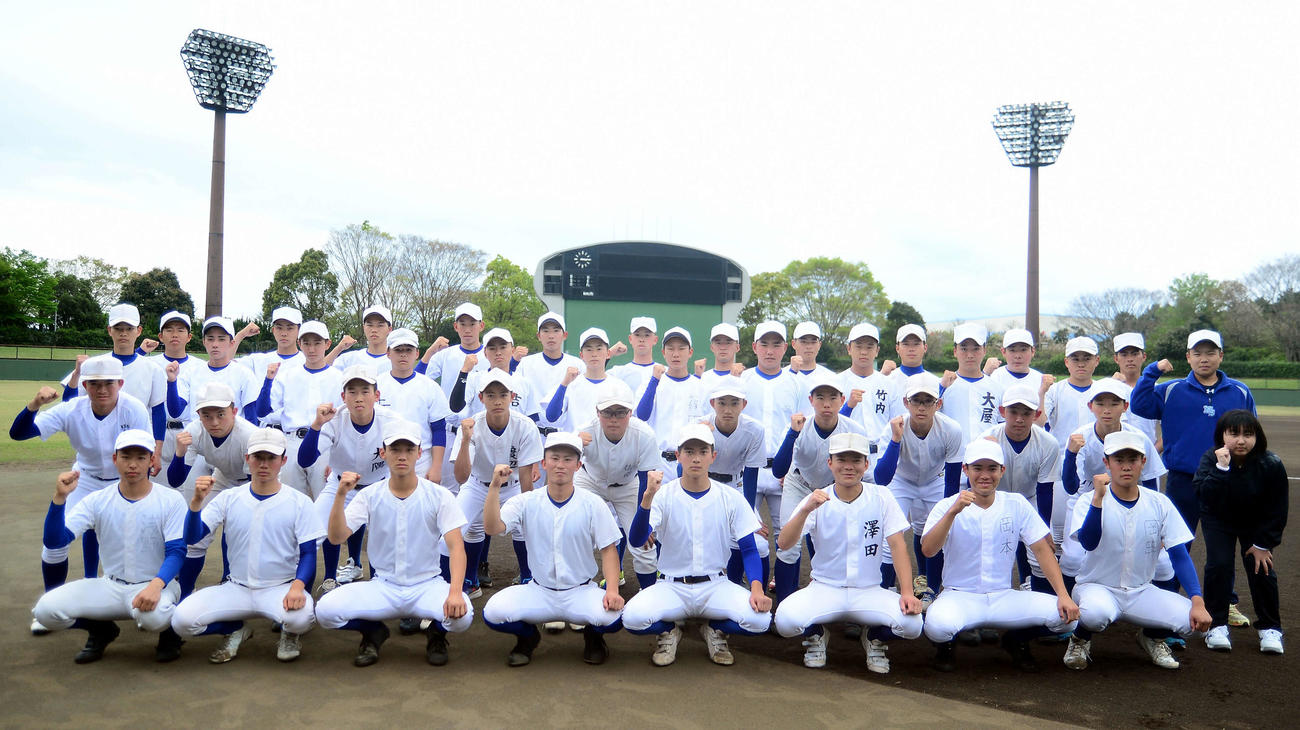 県大会初勝利を目指す誠恵の選手たち