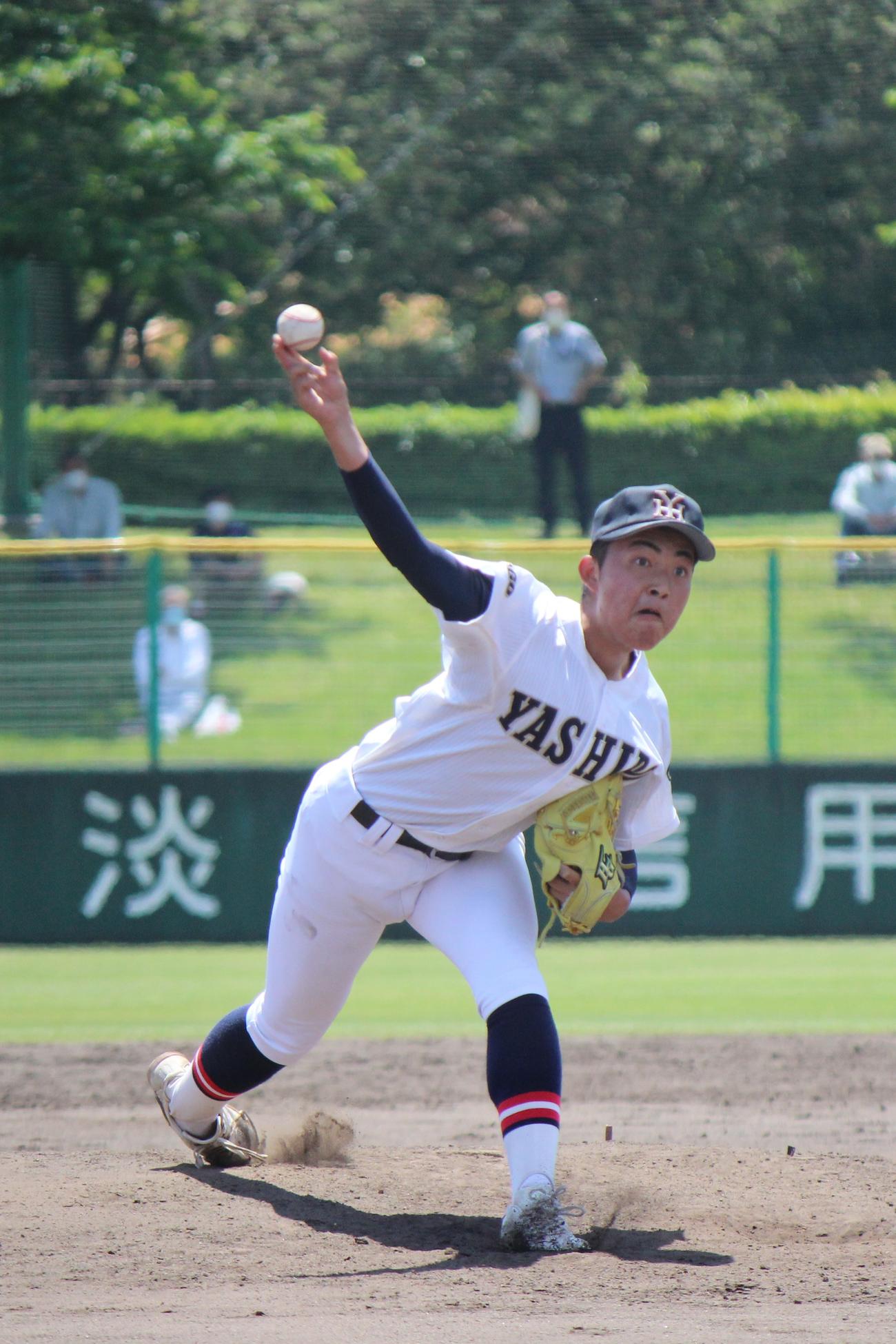 3位決定戦で好救援した社・堀田柊投手