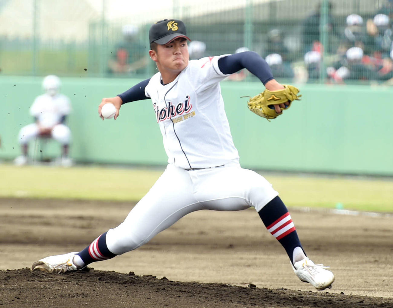 5回1安打無失点と好投した東日本国際大昌平・草野