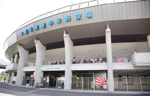 南港中央公園野球場（2011年7月28日）