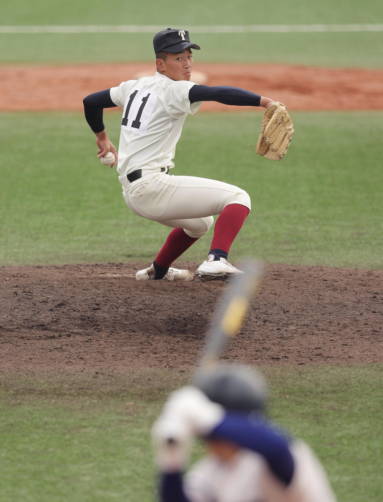 履正社対大阪桐蔭　2失点完投の力投を見せた大阪桐蔭・前田（撮影・前田充）