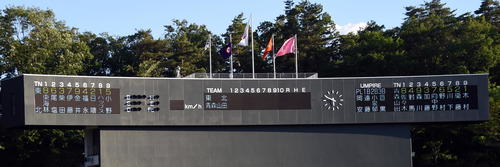 東北対青森山田　両チームのスタメン（撮影・山田愛斗）