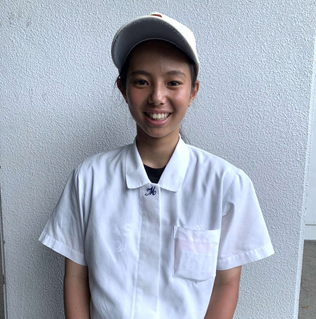 豊見城南の大谷寿音さん（撮影・只松憲）