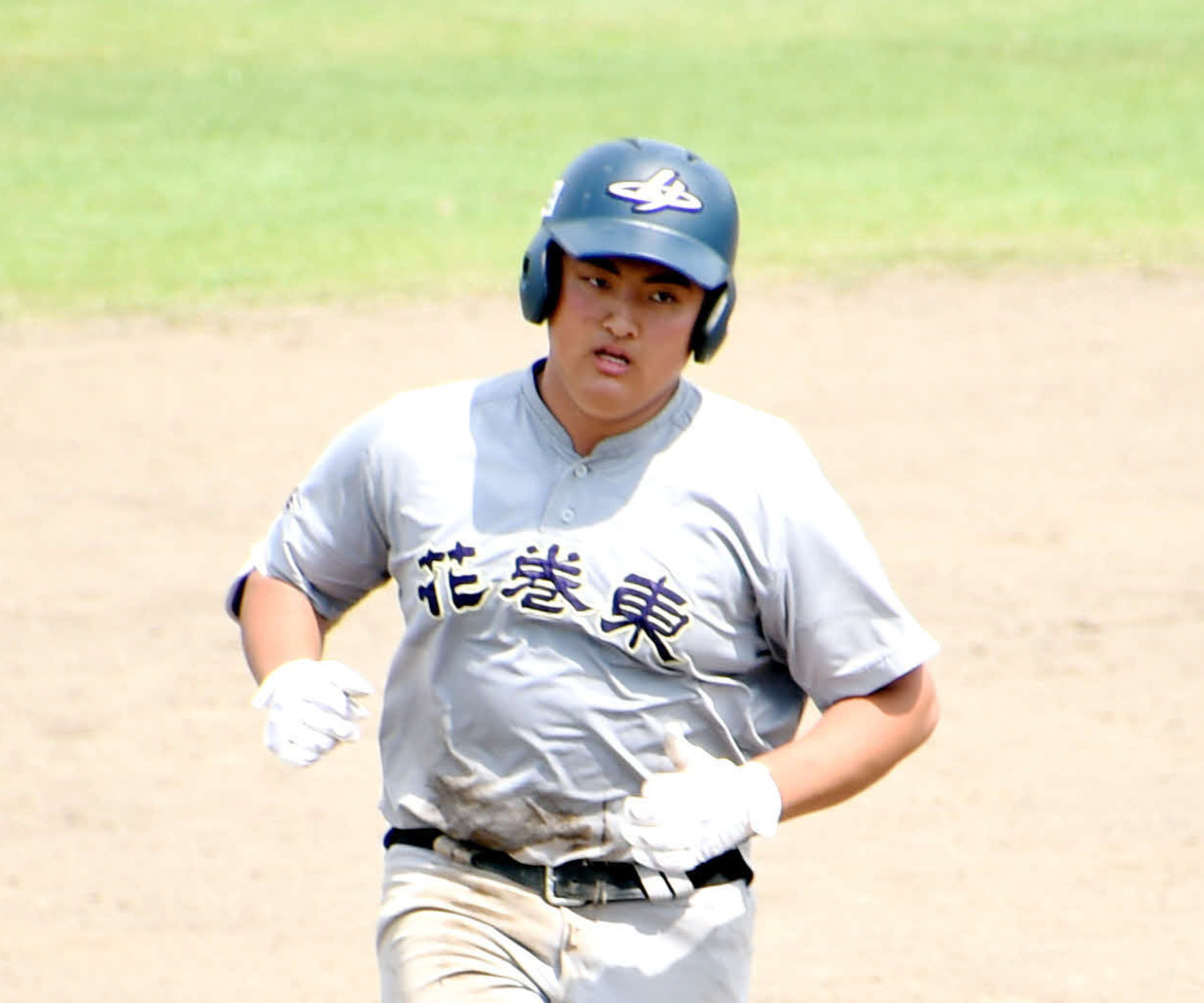 花巻東・佐々木麟太郎（2022年6月22日撮影）