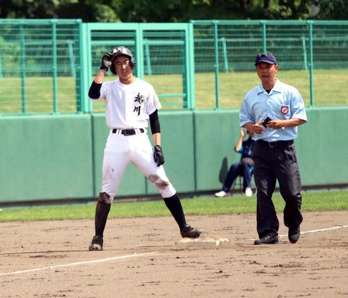 鵡川・柏村匠海、公式戦初登板初先発7回0封 2年連続初戦突破に貢献