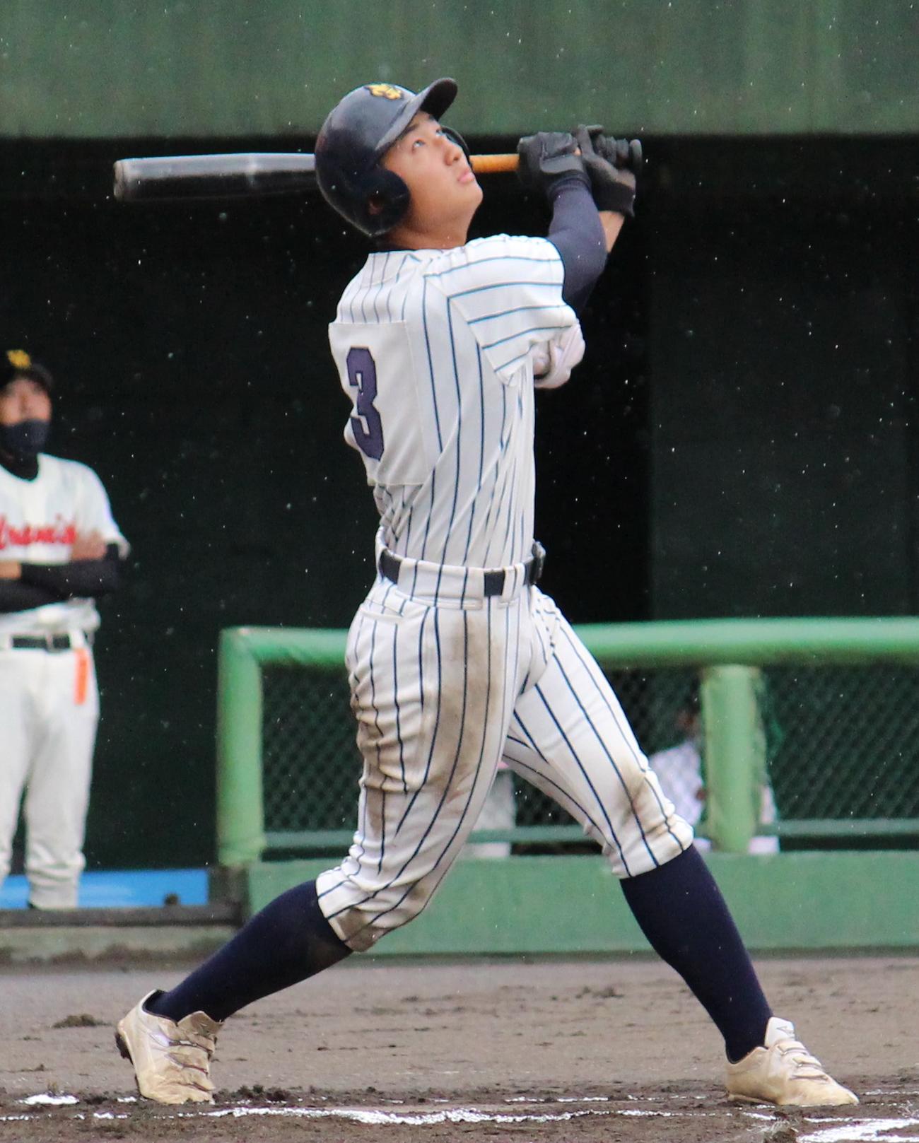 立教新座・金子永（2021年9月6日撮影）