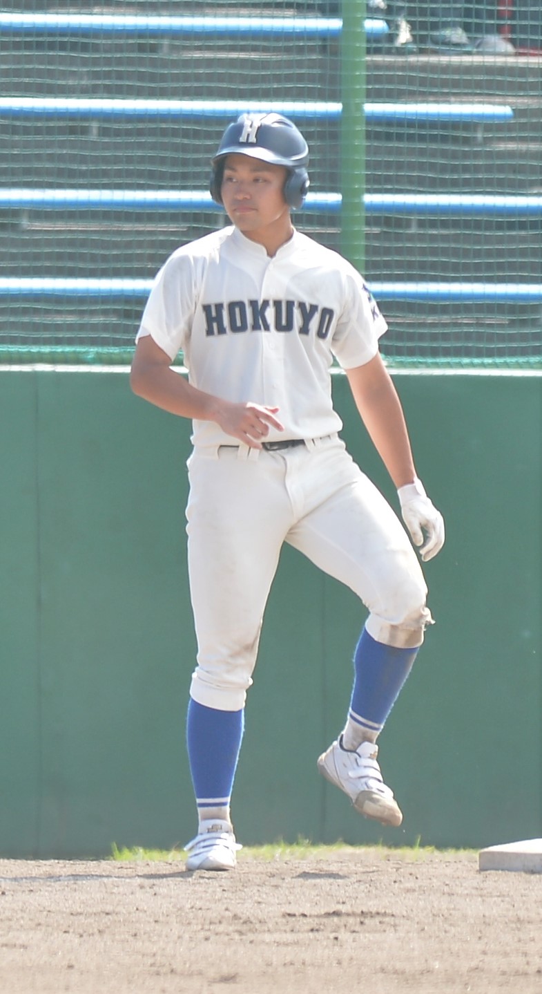3安打4打点の活躍を見せた秋田北鷹・虻川