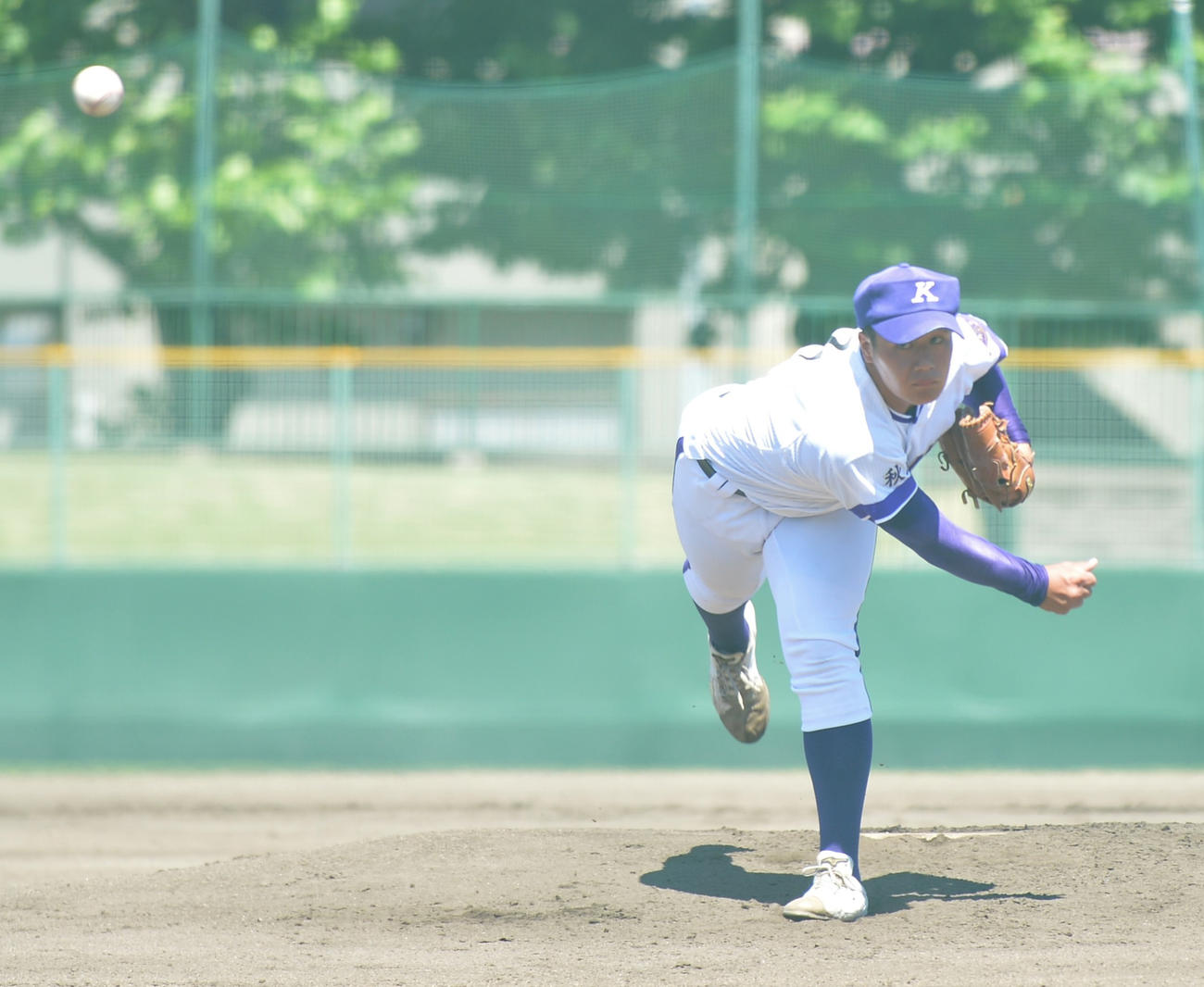 7回を4安打無失点と好投した金足農・半田