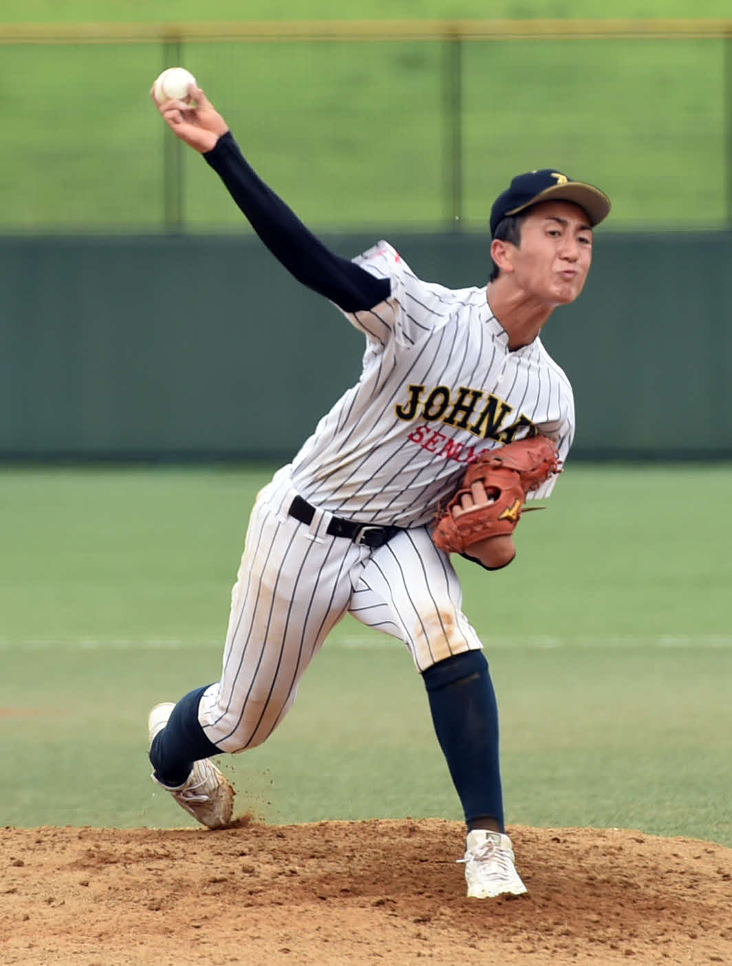 救援登板で4回無失点と好投した仙台城南・対馬