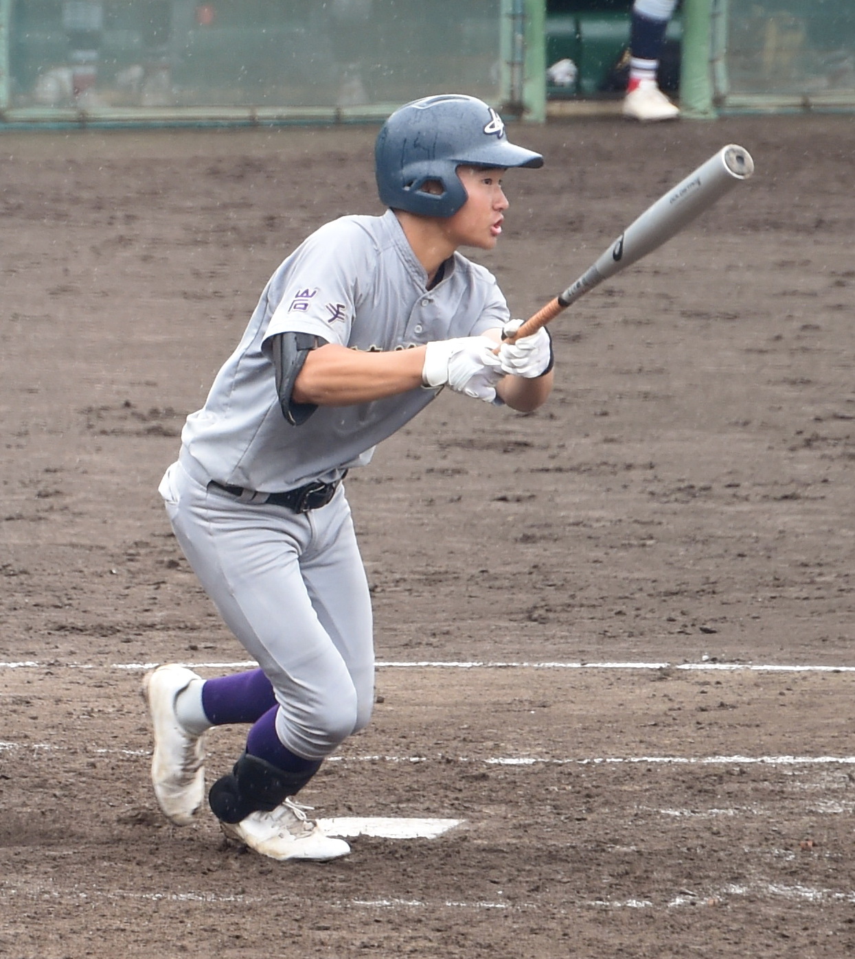 花巻東対花巻農　2ラン含む3安打3打点の活躍をした花巻東・小沢（撮影・山田愛斗）