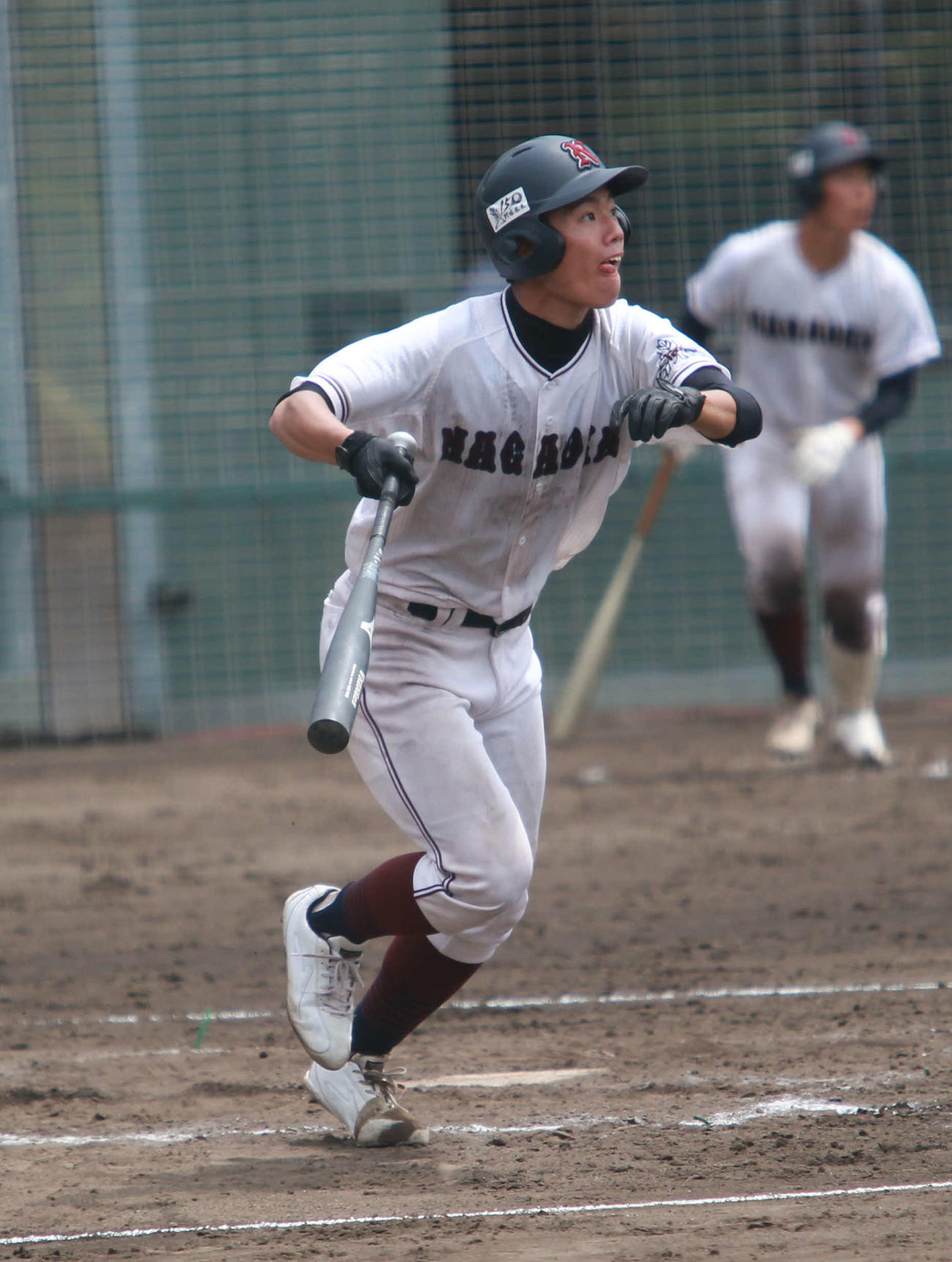 2－2の3回、長岡の先頭根津の右中間三塁打が反撃の口火