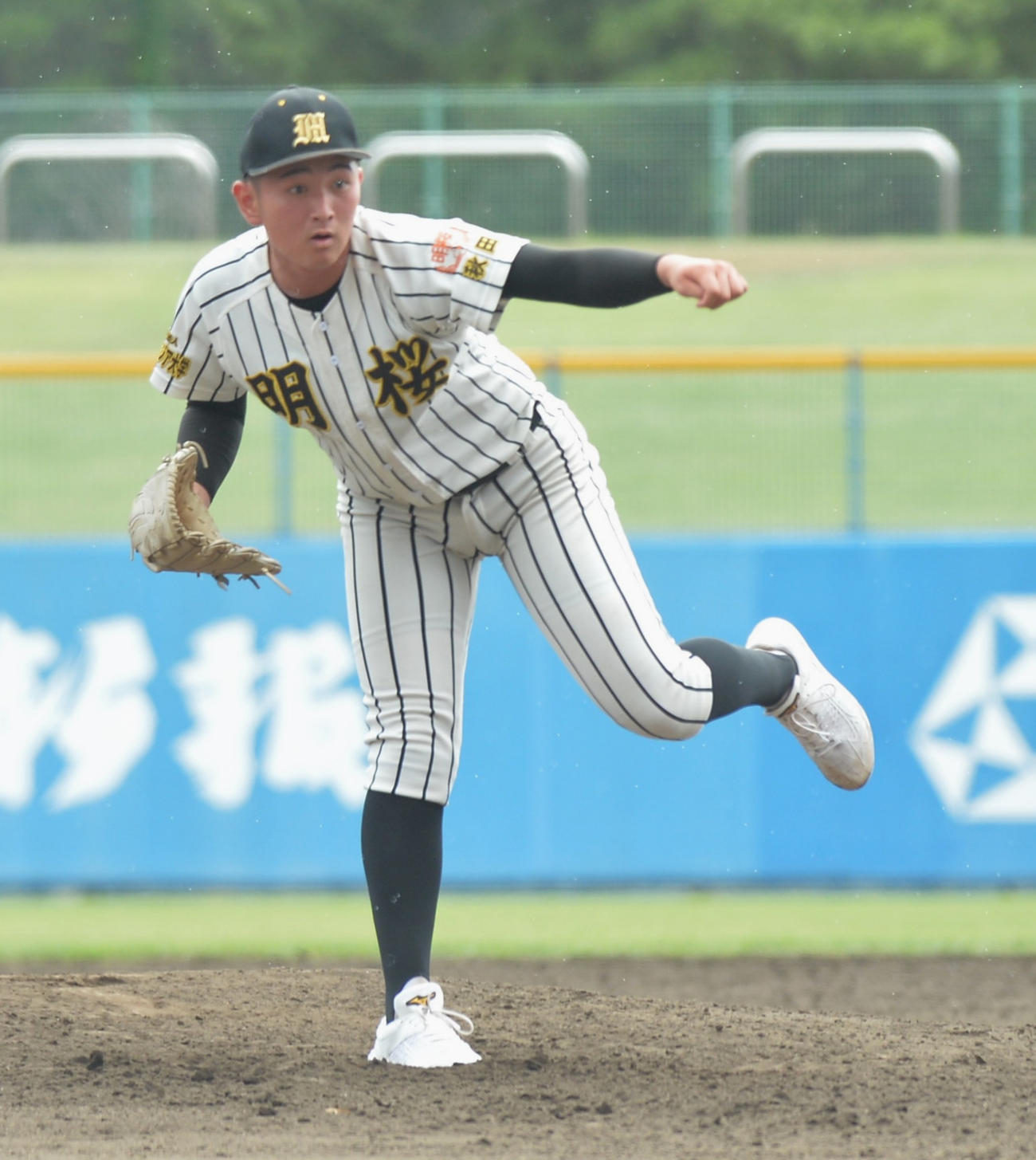 4回を投げ1安打無失点のノースアジア大明桜・野中