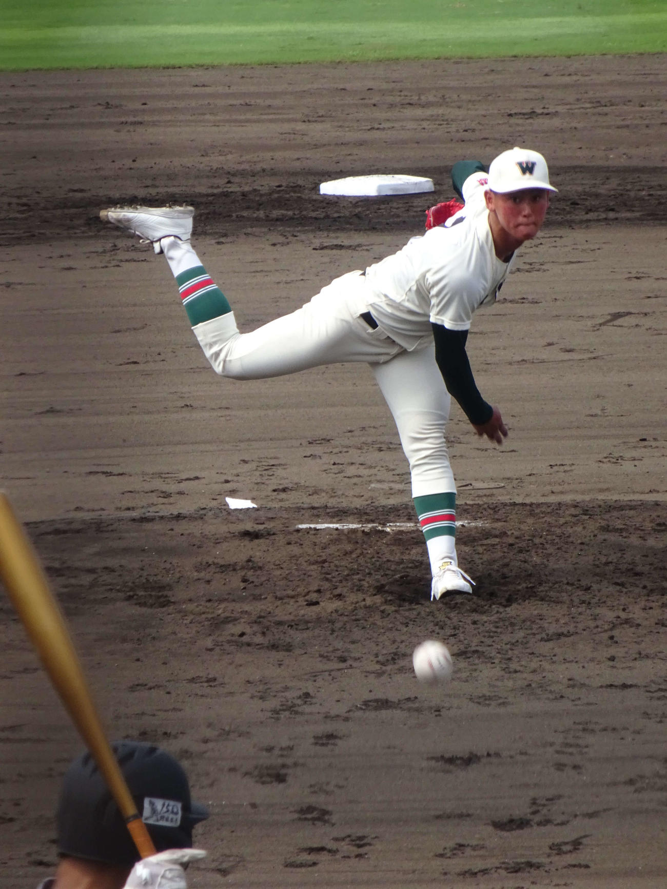 夏初戦に148キロをマークしたが7回5失点の市和歌山のエース米田天翼（撮影・加藤裕一）
