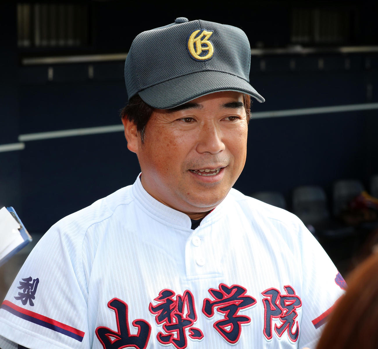 山梨学院・吉田洸二監督（2019年10月27日撮影）