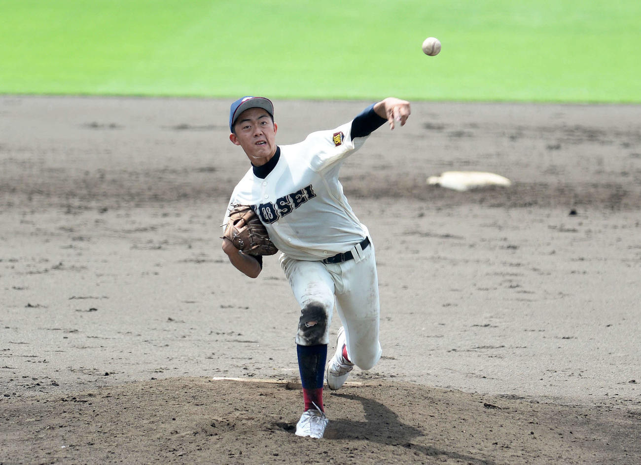 5回1／3で2安打1失点と好投した島田樟誠の孫
