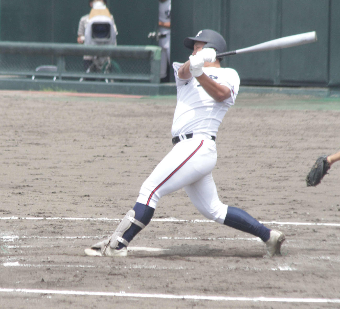 プロ注目の日本航空石川・内藤鵬内野手は4回、三直に倒れた