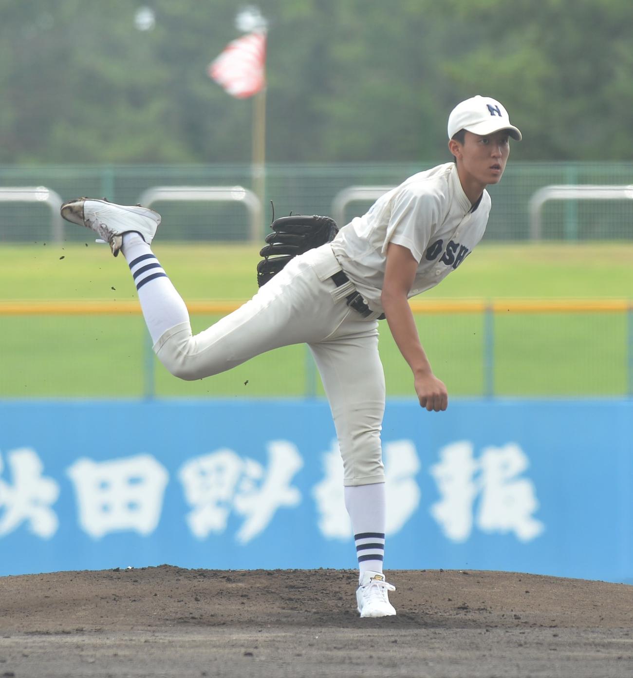 141球の力投で優勝投手となった三浦