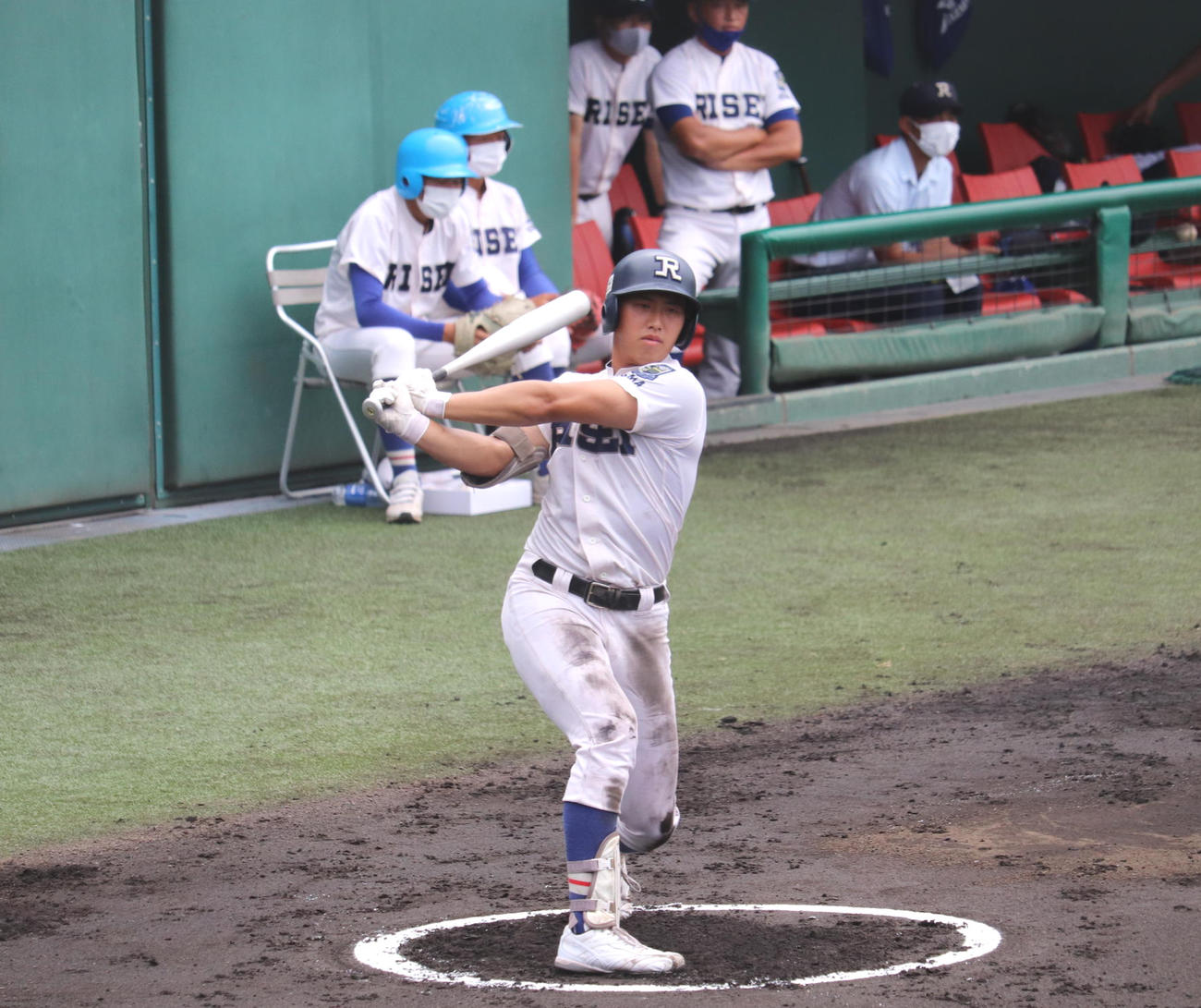 2安打を放った光弘帆高内野手（撮影・竹本穂乃加）