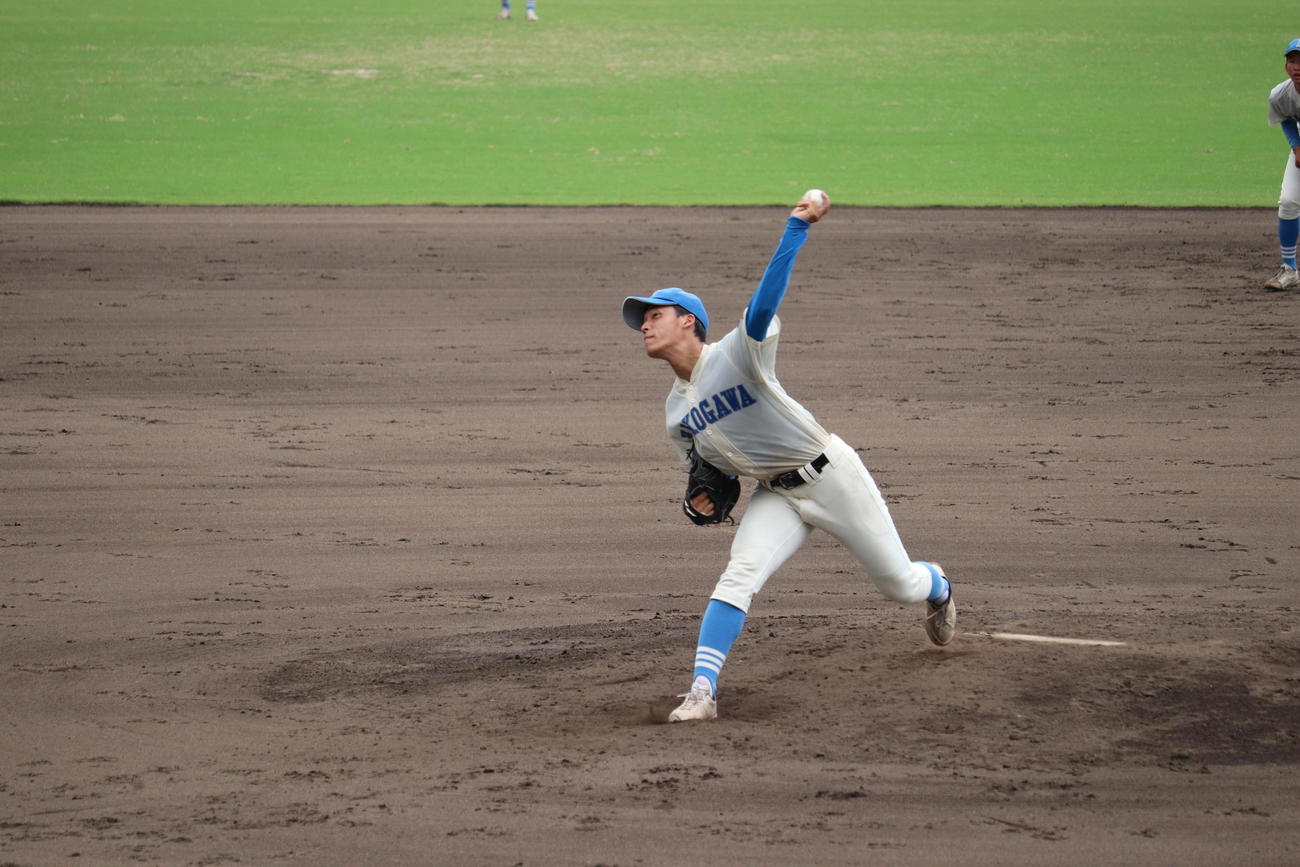 加古川西の太田恭介投手（撮影・竹本穂乃加）