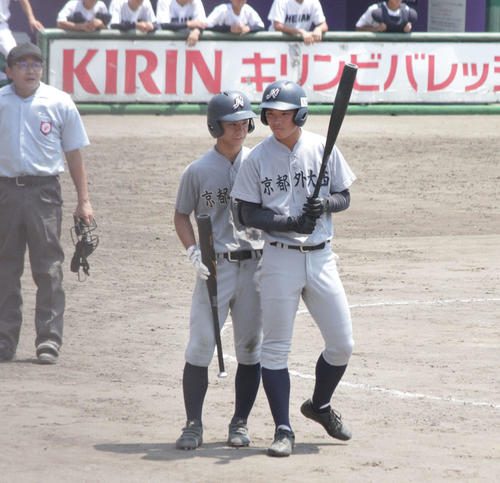 プロ注目の京都外大西・西村瑠伊斗、コールド負け寸前でも勝負されず