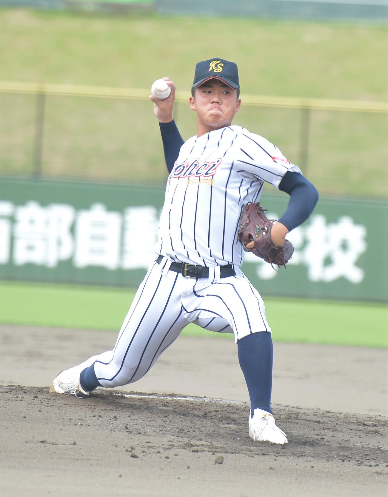 3回途中で無念の降板となった東日本国際大昌平・草野