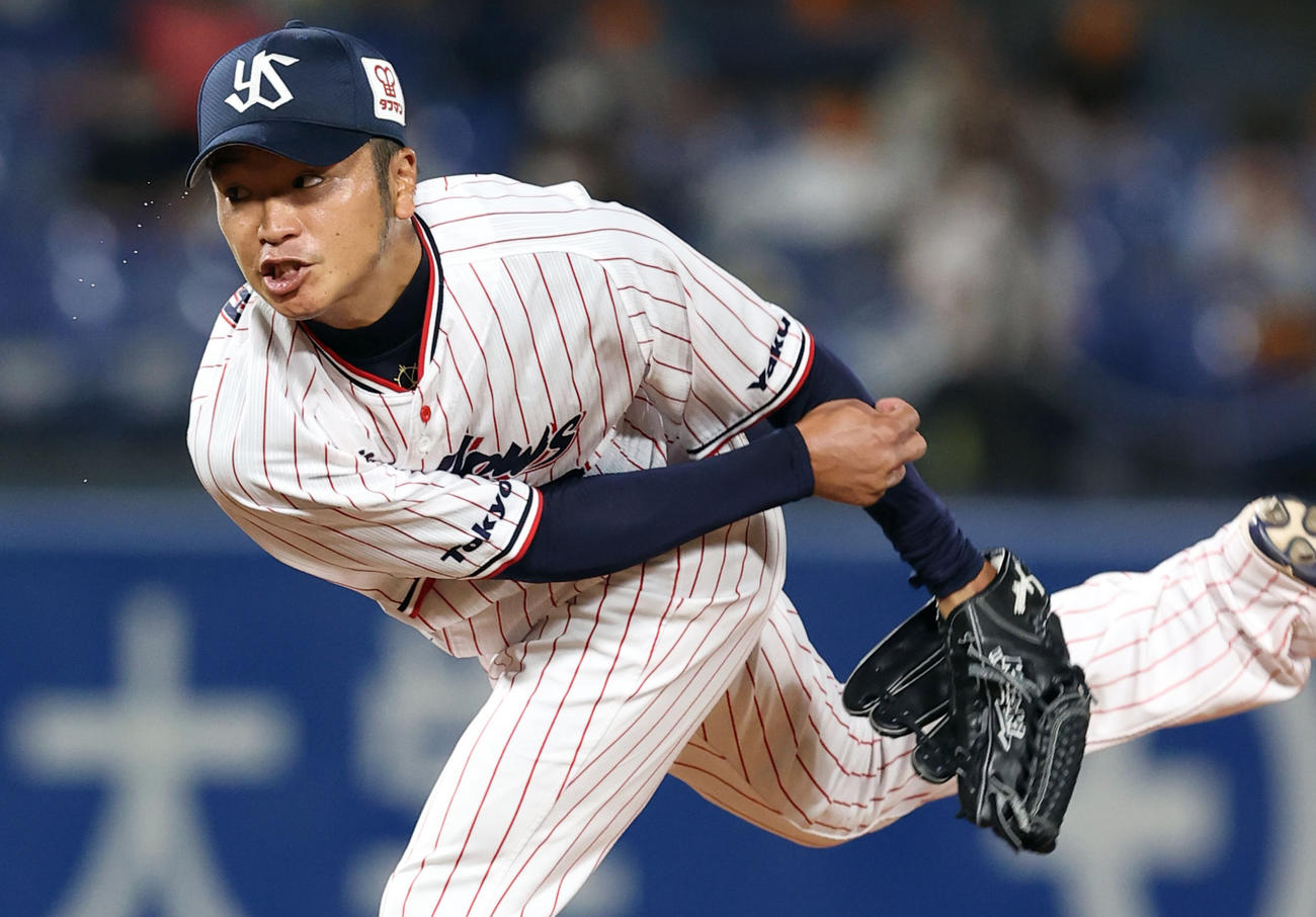 ヤクルト時代の近藤一樹（2020年8月27日撮影）