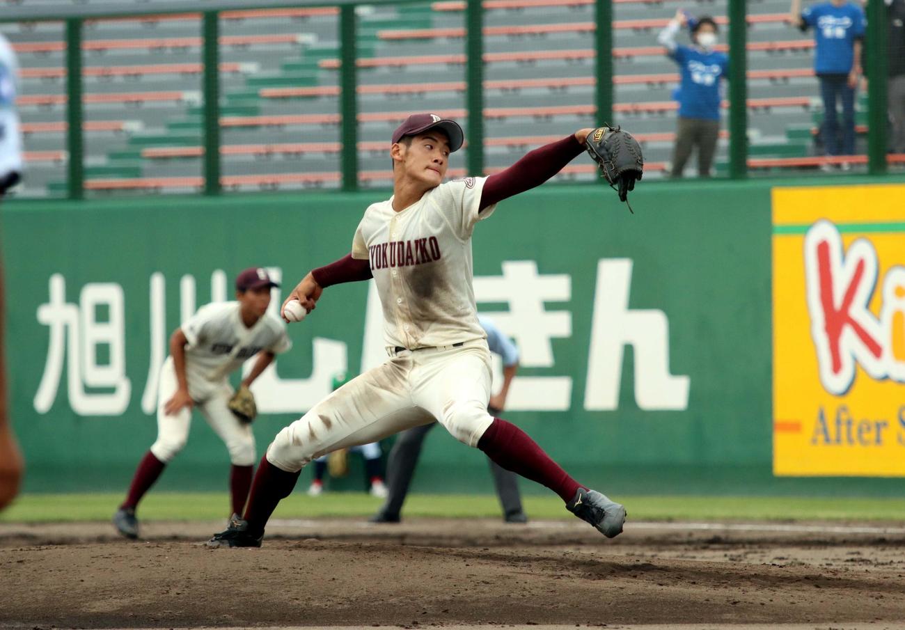 旭川大高・山保（2022年7月23日撮影）