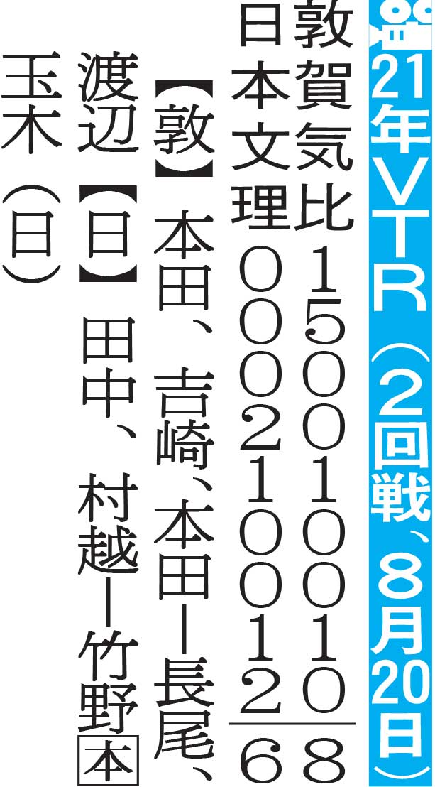 日本文理21年甲子園VTR