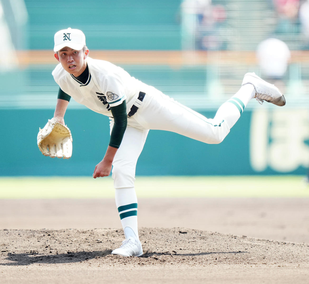 札幌大谷対二松学舎大付　二松学舎大付先発の辻（撮影・江口和貴）