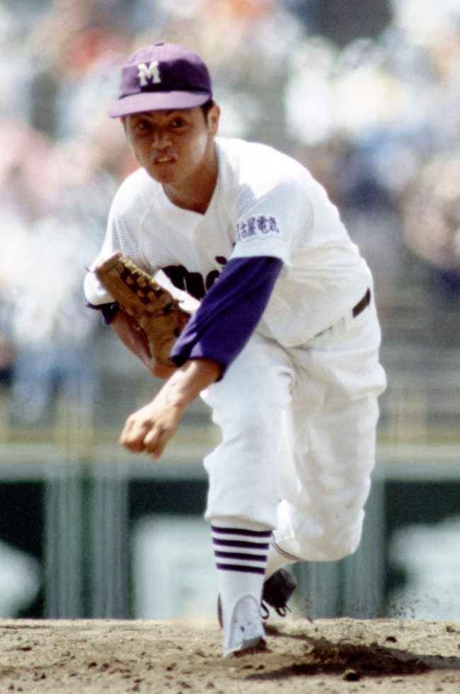 1981年夏の甲子園で4強入りした名古屋電気・工藤公康