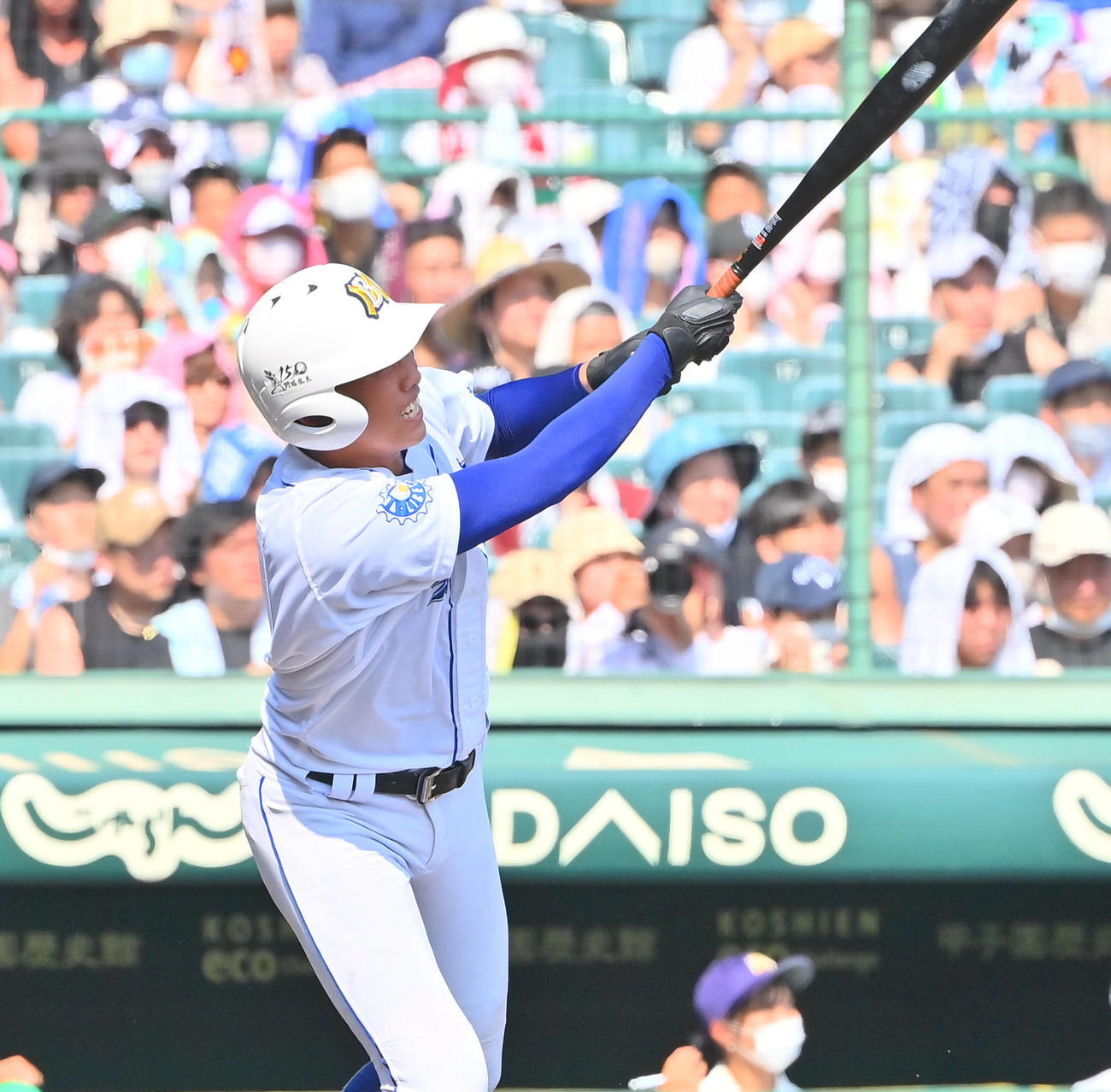4回表明豊1死三塁、中犠飛を放つ西村元希（撮影・和賀正仁）