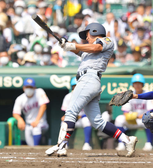 甲子園】仙台育英・岩崎生弥が決勝犠飛「もう俺は野球をできないかも