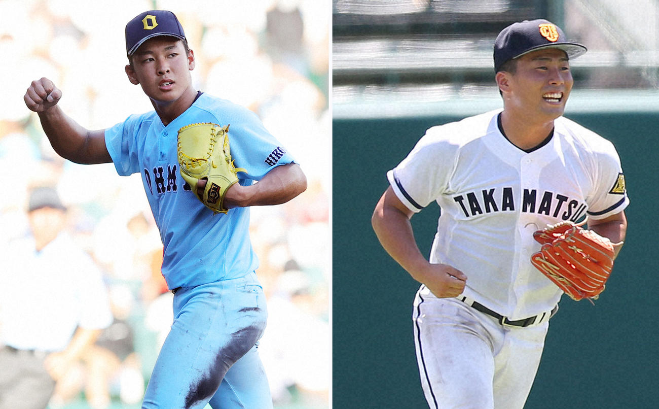 近江・山田陽翔と高松商・浅野翔吾