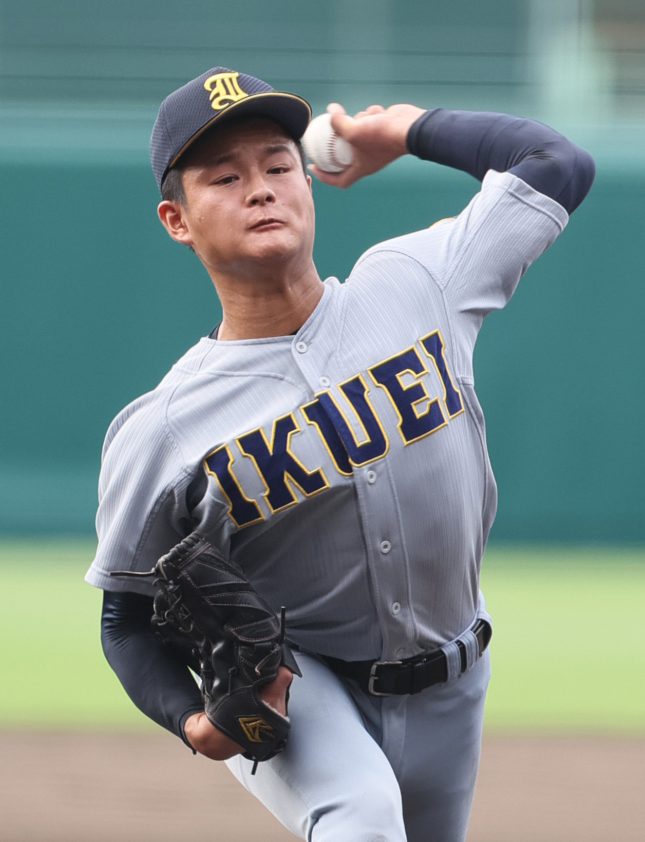 愛工大名電対仙台育英　仙台育英先発の斎藤蓉（撮影・上山淳一）