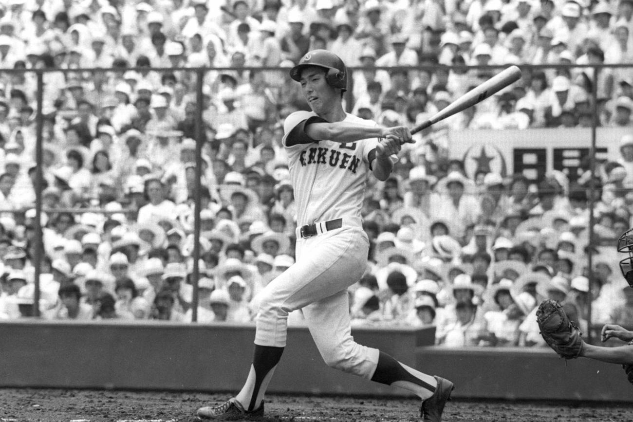 PL学園時代の清原和博（1983年8月21日撮影）