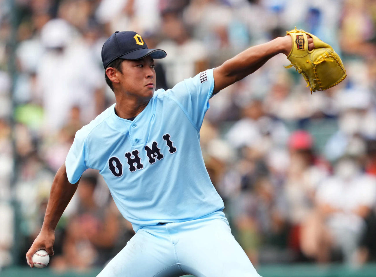 近江・山田陽翔（2022年8月20日撮影）