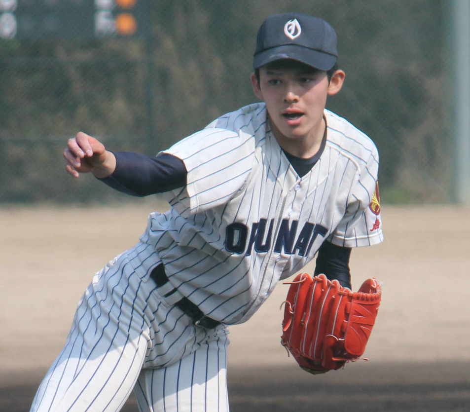 国内高校史上最速の163キロの直球を投げた大船渡・佐々木朗希投手（19年4月6日）