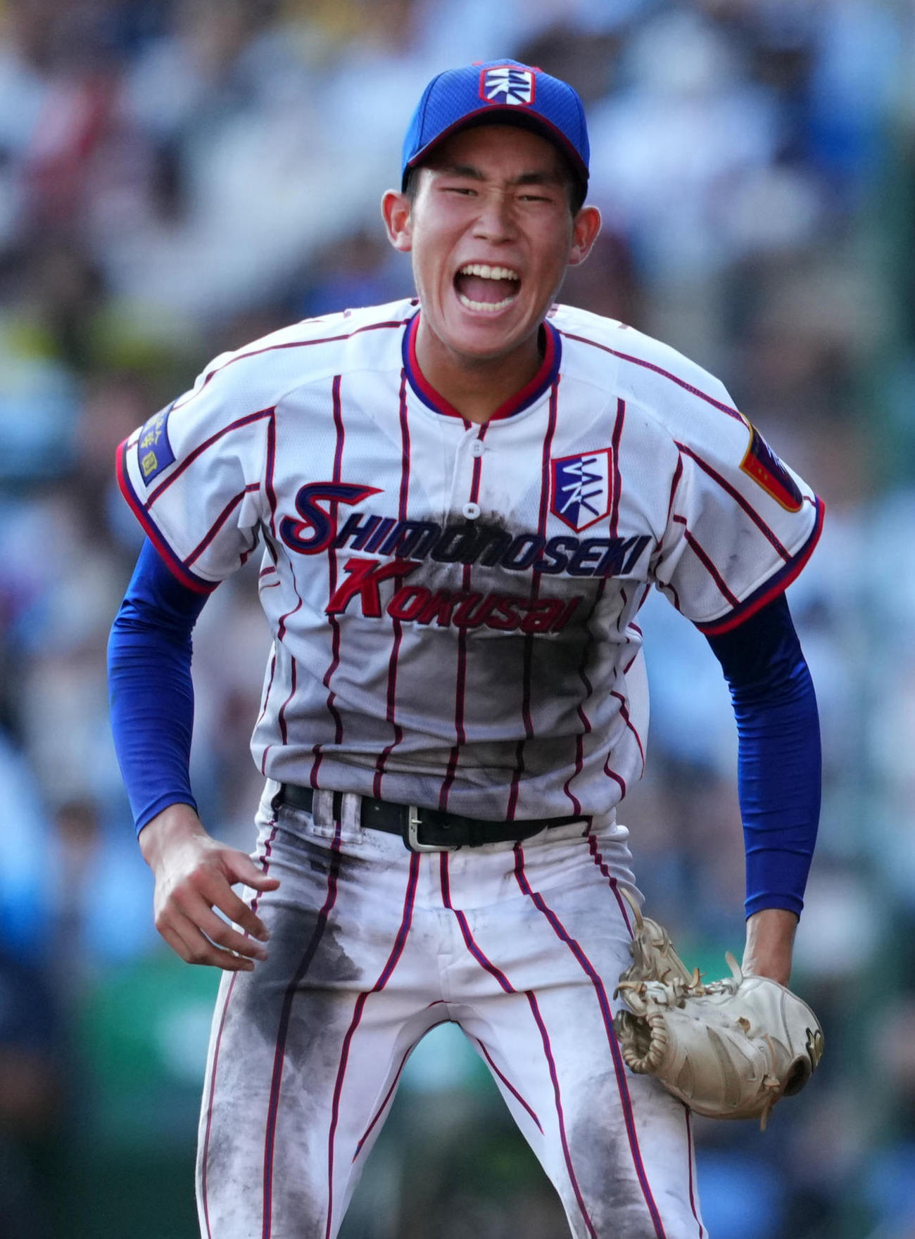 高校野球準々決勝で大阪桐蔭打線を抑えた下関国際・仲井慎