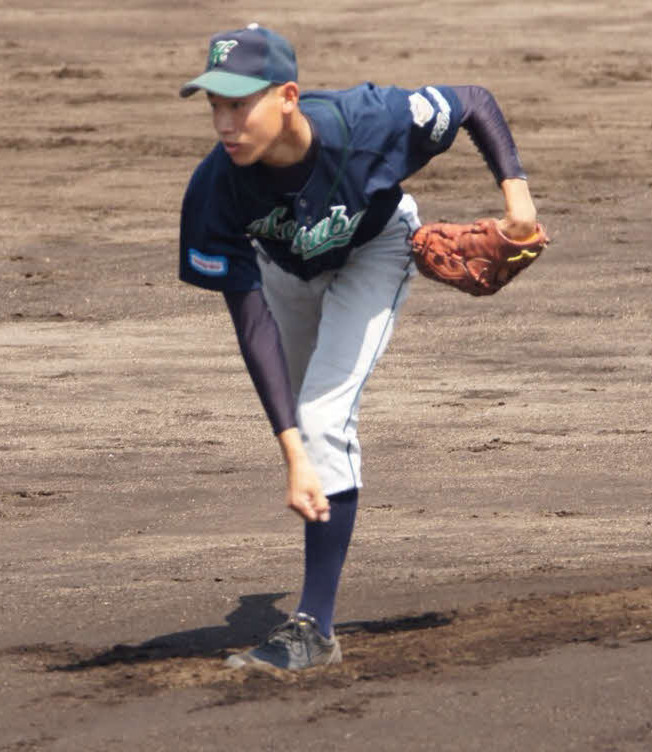 下関国際・仲井慎は兵庫北播リトルシニア時代から投手としても頭角を現していた（家族提供）