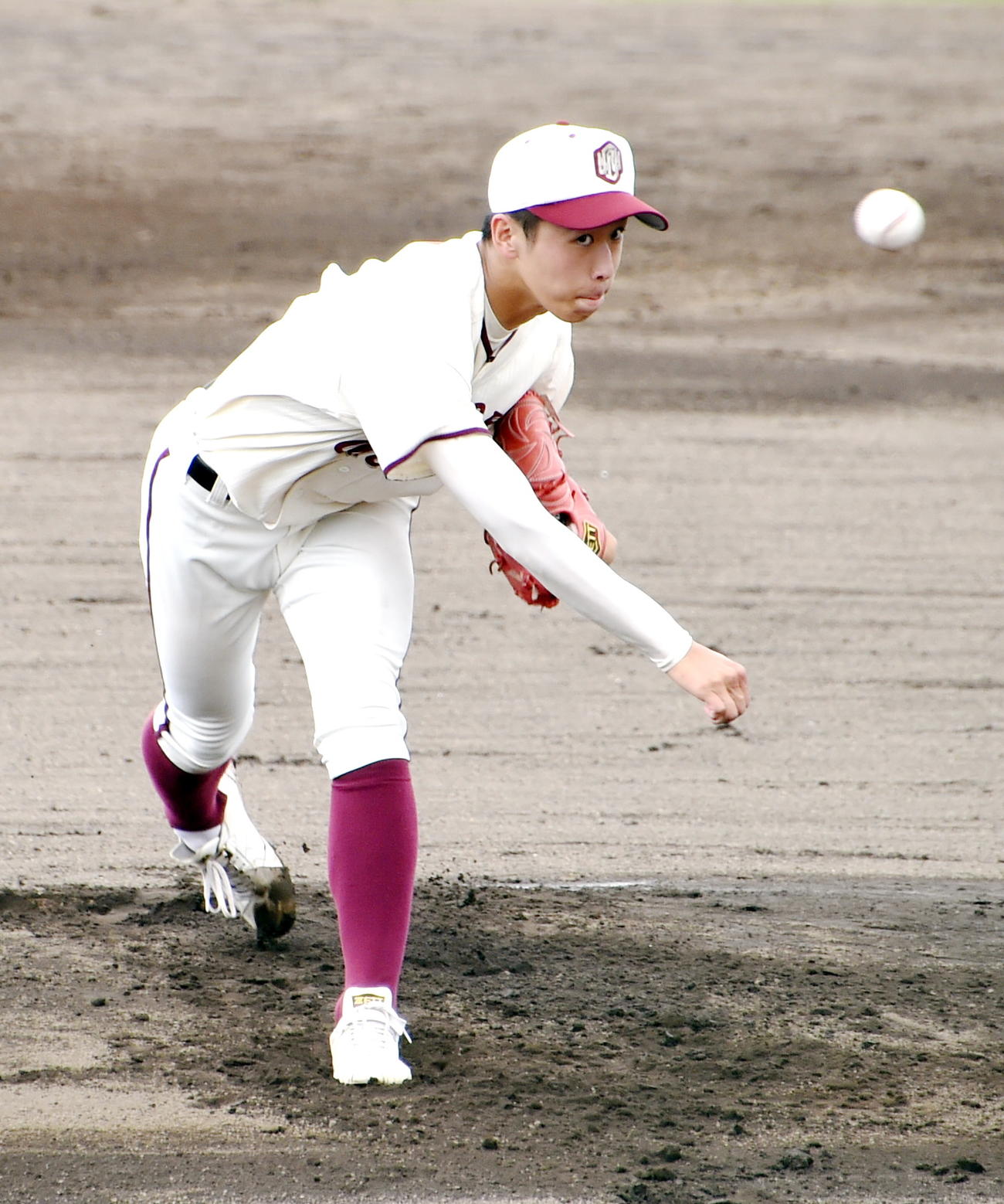 盛岡中央・斎藤（7月16日撮影・山田愛斗）