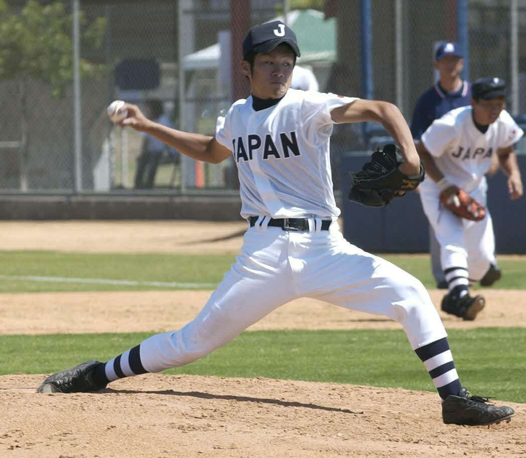 07年の米国遠征で先発した仙台育英・佐藤由規