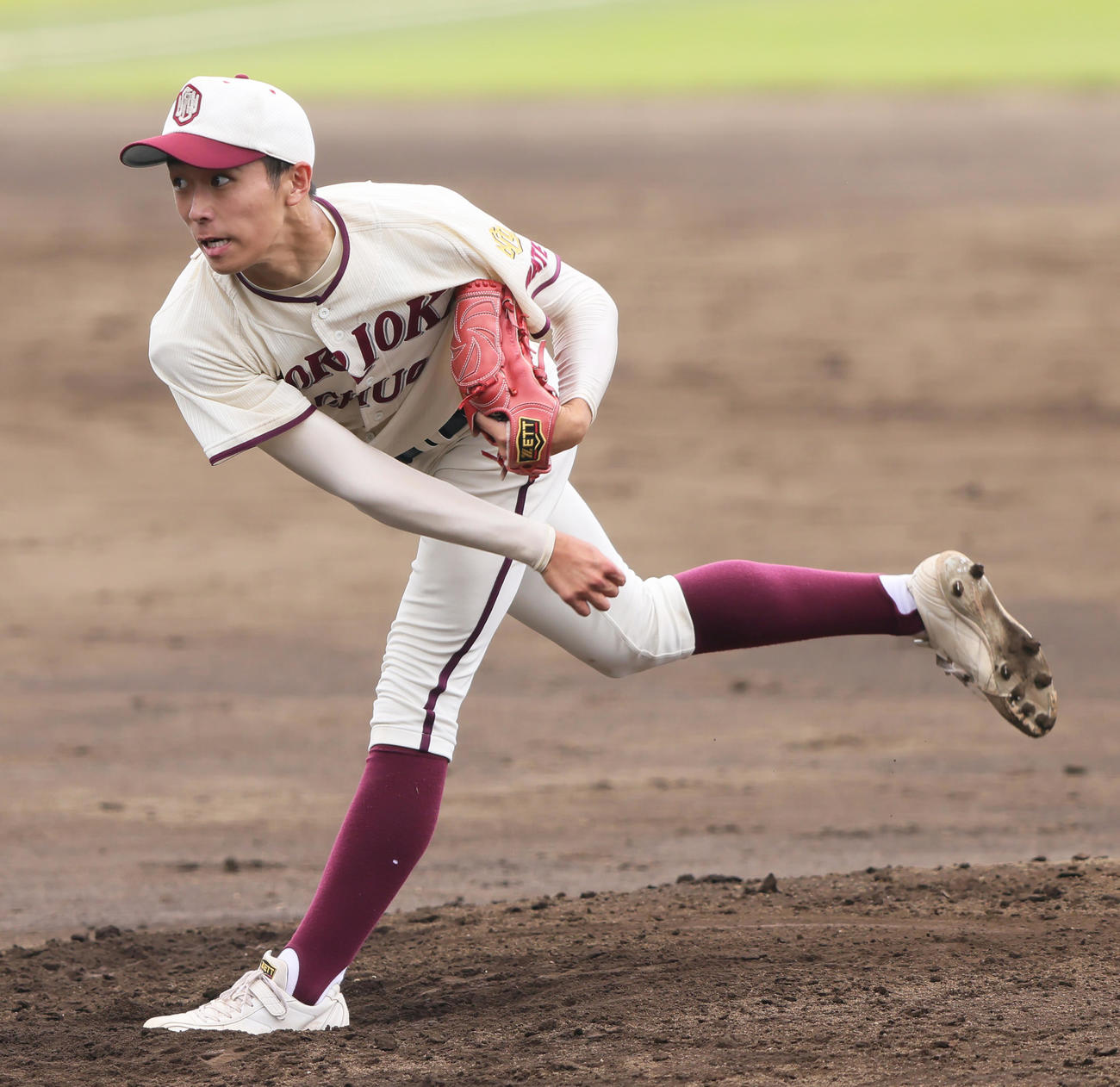 盛岡中央・斎藤響介（2022年7月25日撮影）
