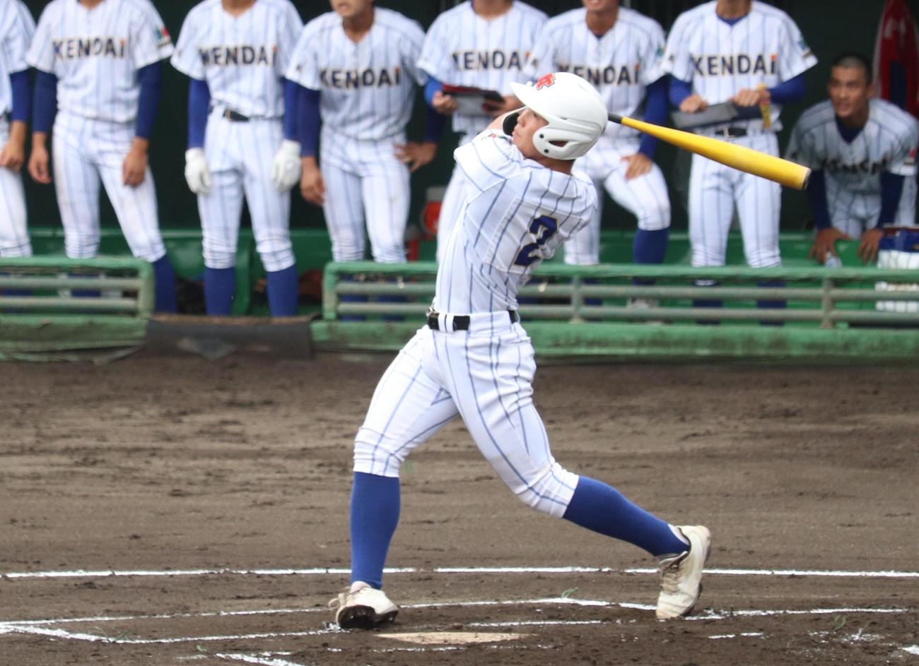 高崎健康福祉大高崎・清水叶人（2022年7月16日撮影）