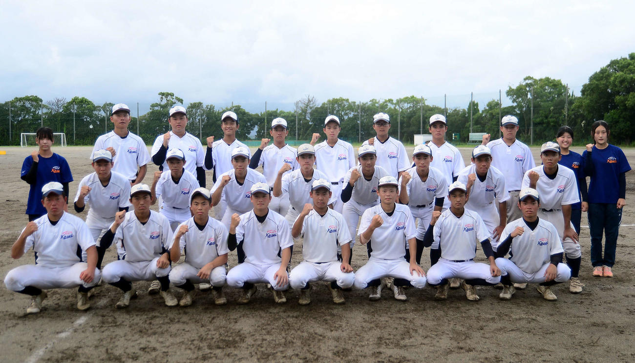初出場の秋季県大会へ意気込む湖西ナイン