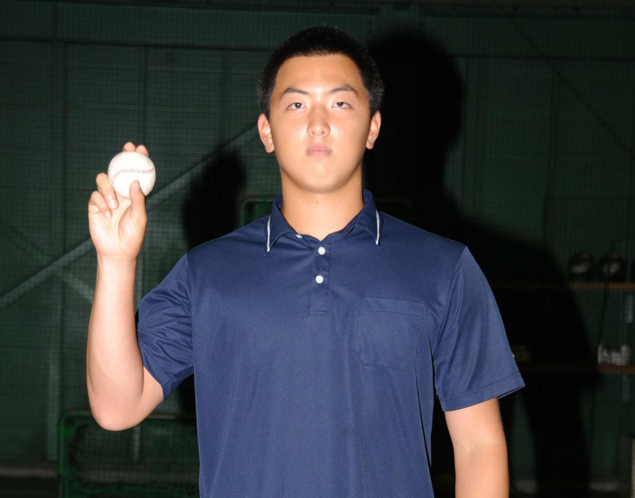 プロ志望届を提出した日本文理・田中