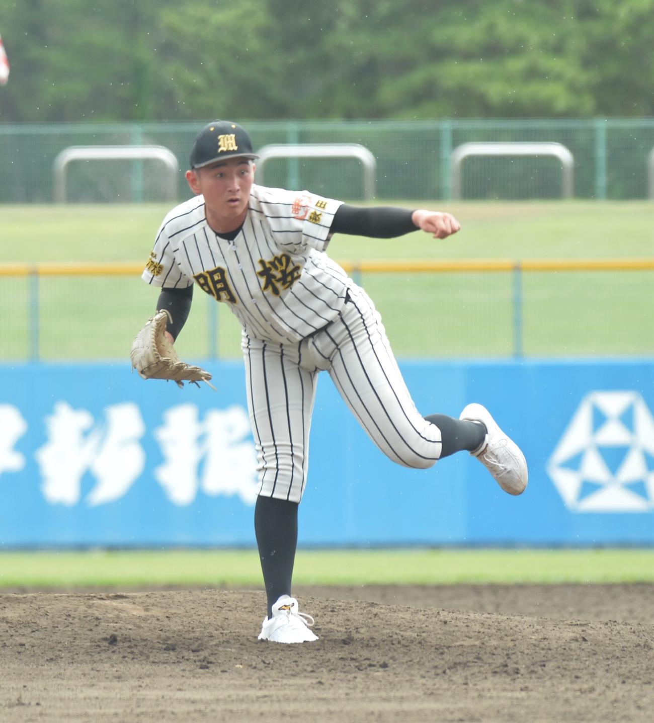 ノースアジア大明桜・野中天翔（2022年7月16日撮影）