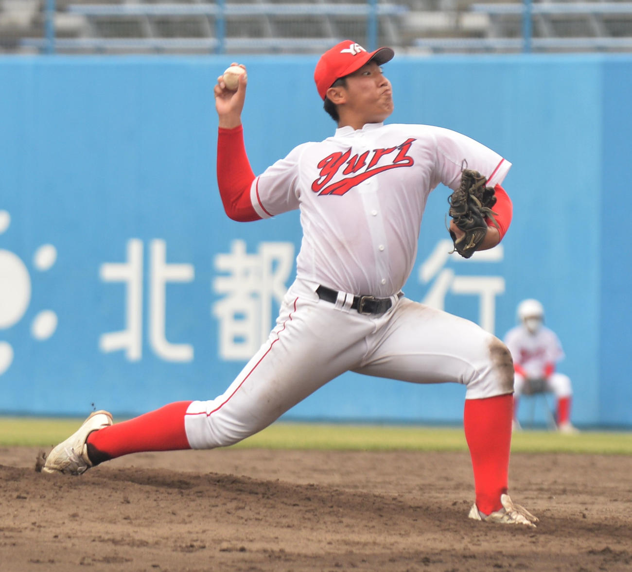 先発し完投勝ちした由利・関（撮影・佐藤究）