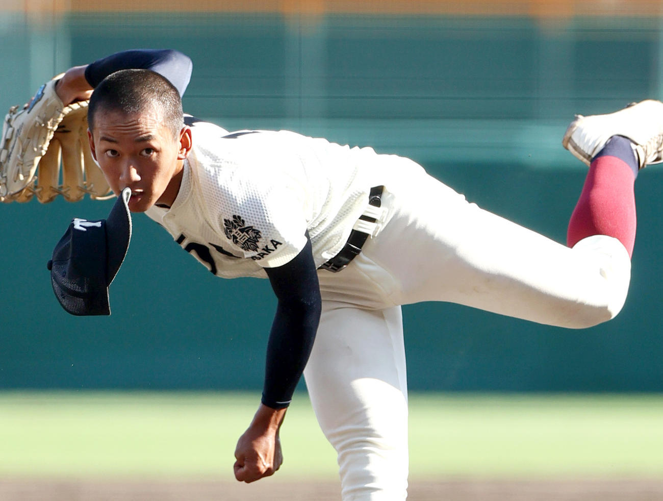 大阪桐蔭・前田悠伍（2022年8月18日撮影）