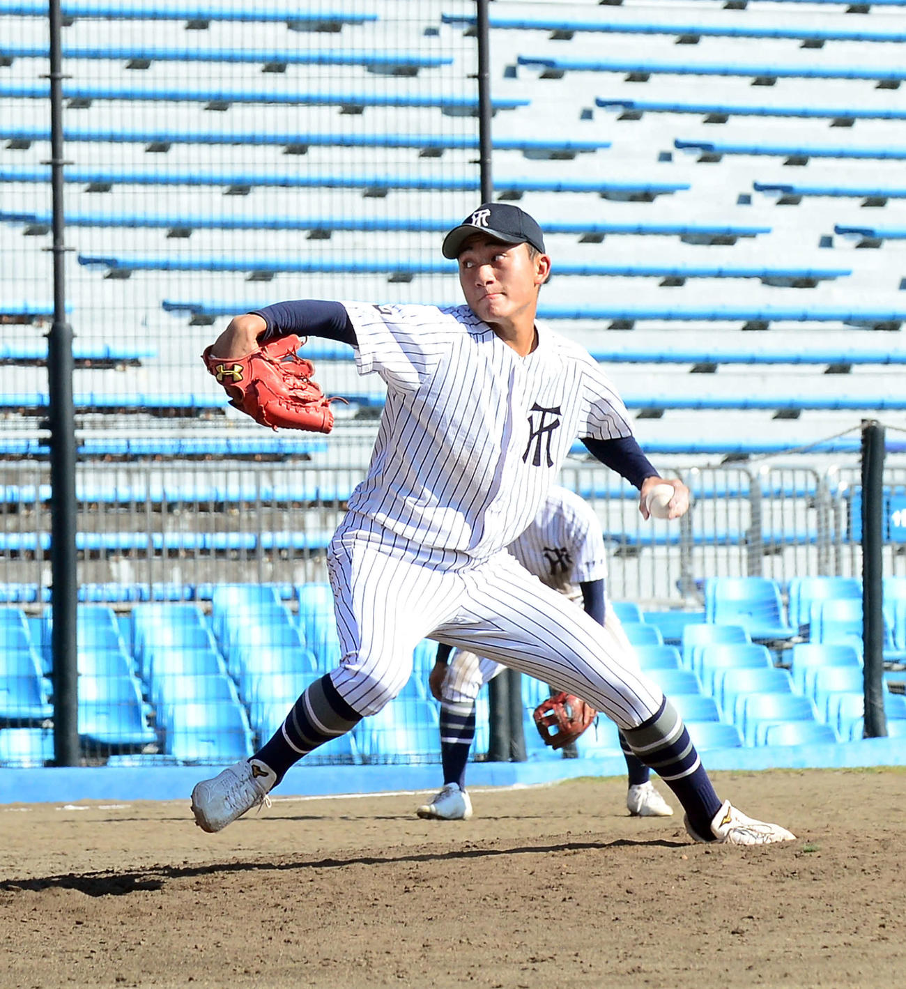 公式戦初完封を飾った常葉大菊川・久保